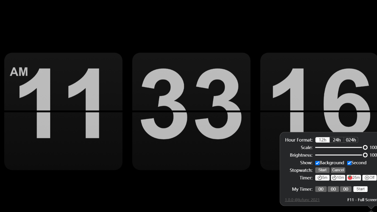 精美多功能翻页时钟源码