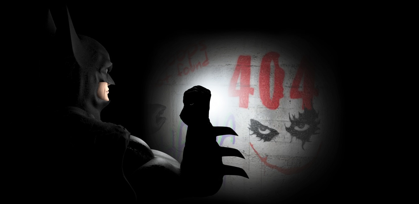 蝙蝠侠动态404页面HTML源码