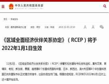 区域全面经济伙伴关系协定明年生效(重磅消息)-第1张图片 区域全面经济伙伴关系协定明年生效(重磅消息)-第1张图片