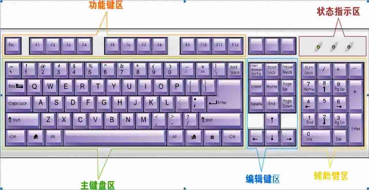 键盘指法教程-初学者电脑打字基础知识-第1张图片