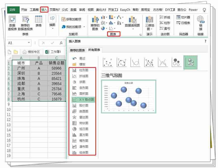 excel图表制作教程入门-用excel做图表的步骤-第2张图片