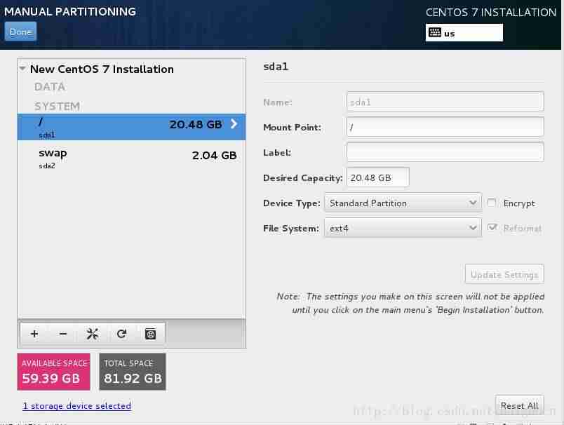 centos7安装教程详细-centos7安装图形化界面命令-第22张图片 centos7安装教程详细-centos7安装图形化界面命令-第22张图片