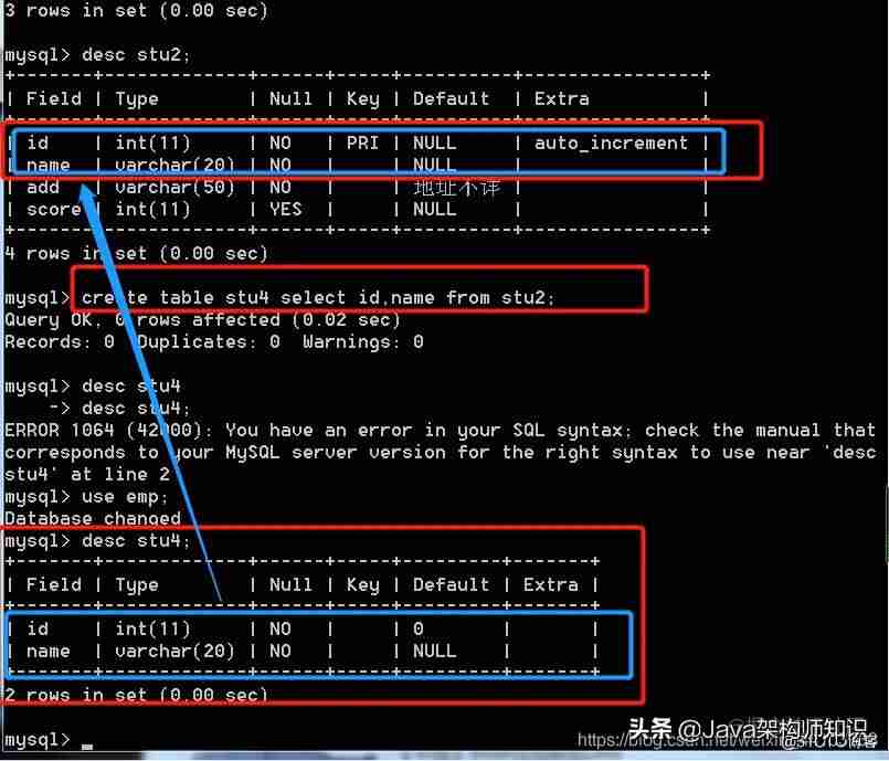 mysql指令大全-mysql数据库操作命令-第19张图片