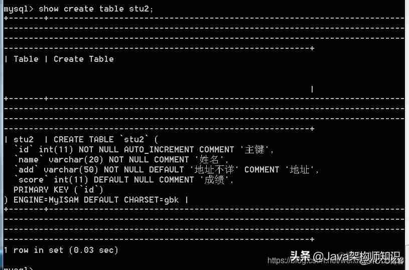 mysql指令大全-mysql数据库操作命令-第9张图片