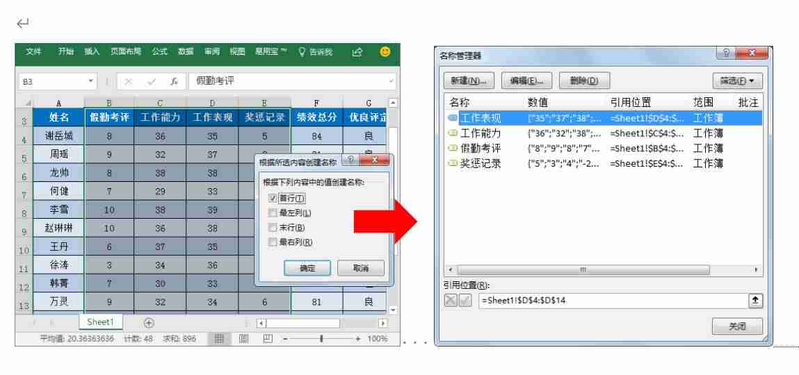 excel引用其他工作表数据求和-快速调整工作表顺序-第3张图片