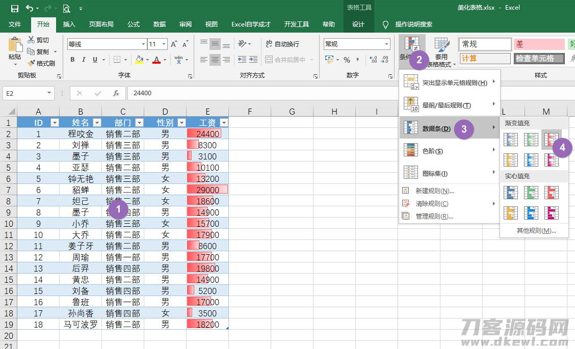 excel表格样式在哪里设置-表格内容格式调整步骤-第3张图片