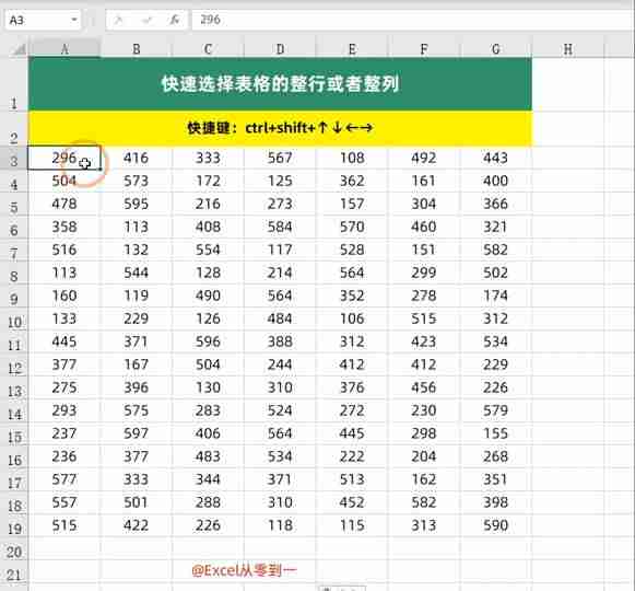 excel下拉全选快捷键是哪个-excel从某一行下拉全选-第5张图片