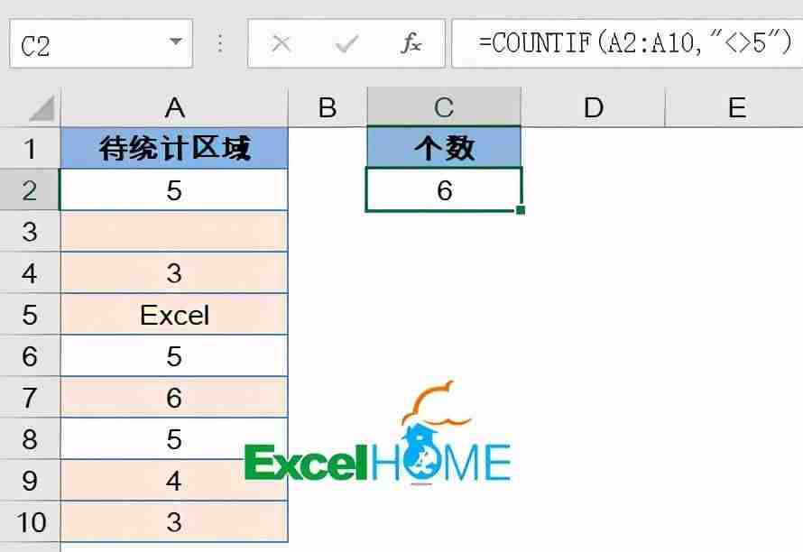 函数count的功能是什么-excel函数用法全表-第4张图片
