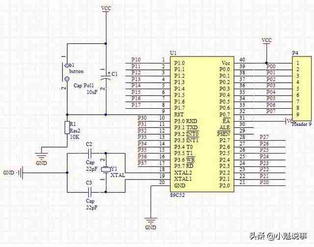 8051单片机引脚分类-51单片机编程代码大全-第2张图片