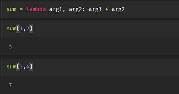 python中lambda函数用法-python多行注释符号-第3张图片