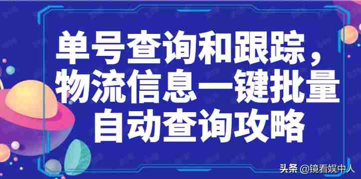 龙邦物流单号查询快递查询-输入单号查快递的方法-第1张图片