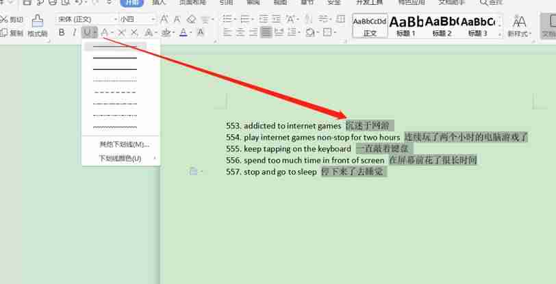 word下划线不显示怎么办-添加空白下划线方法-第2张图片