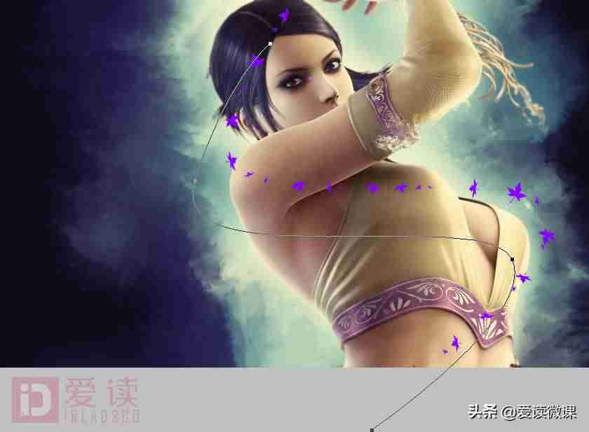 ps怎么描边虚线图案-ps钢笔路径虚线描边方法-第6张图片