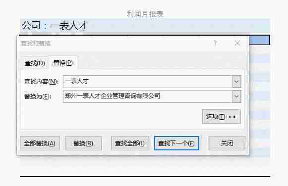 excel中替换的快捷键是什么-替换功能操作方法-第2张图片