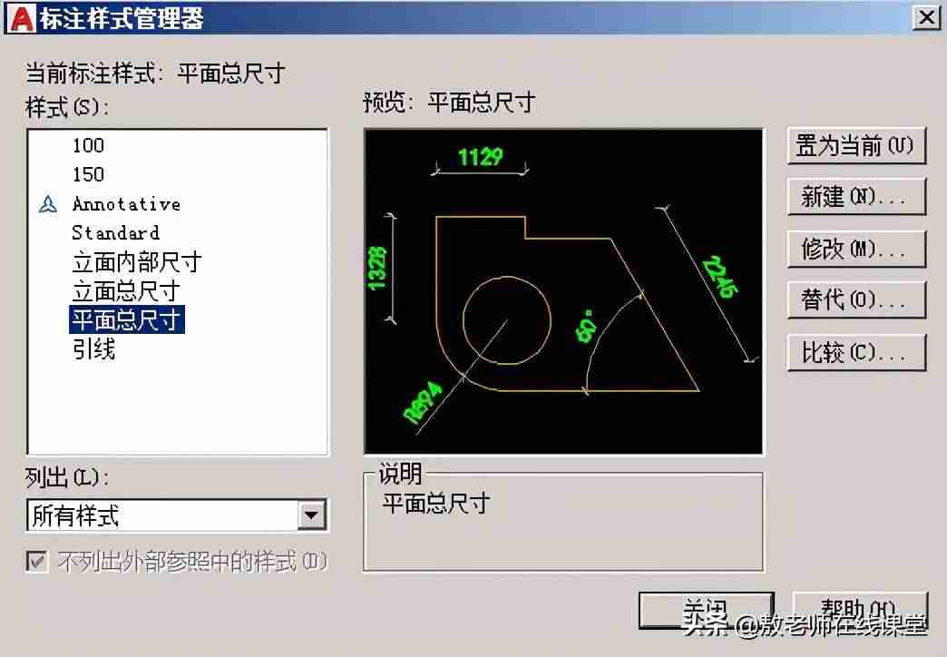 cad标注样式管理器怎么设置-cad标注样式设置参数-第1张图片