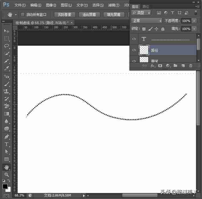 ps如何做虚线描边-教你ps制作虚线矩形框-第12张图片