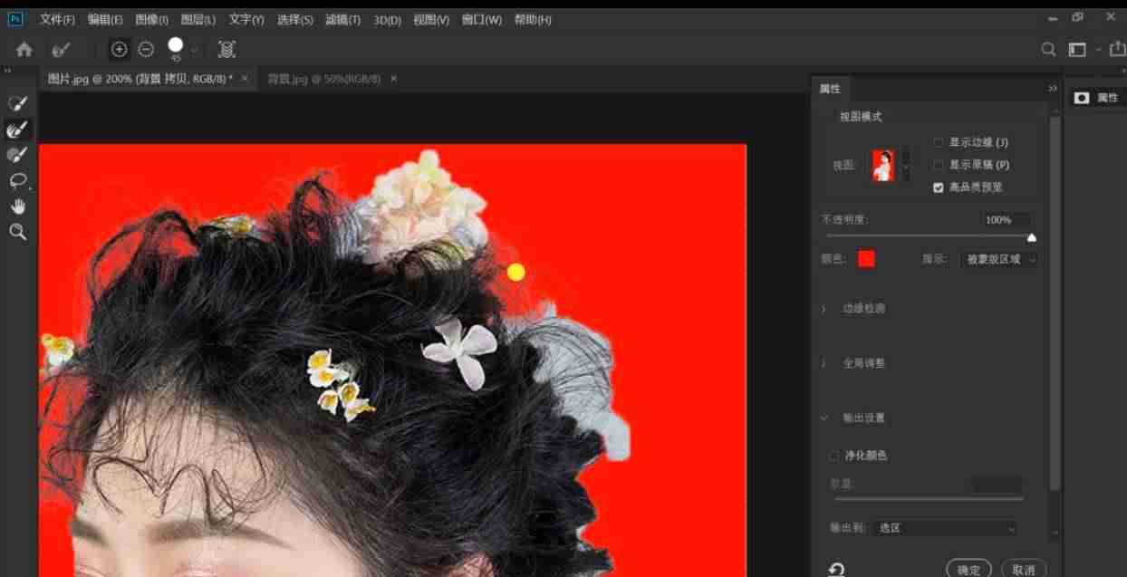 ps快速抠头发丝教程-教你一分钟抠出头发丝-第6张图片