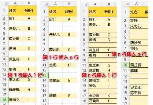 excel一次插入多行怎么批量-表格每页都有表头设置方法-第1张图片