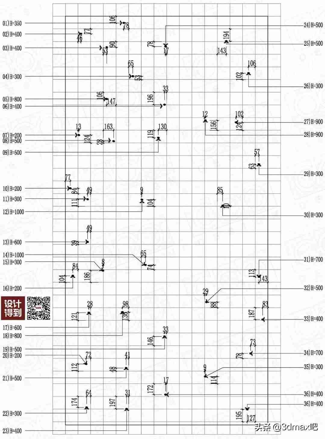 cad吊顶图怎么画-cad天花吊顶布置图-第25张图片